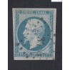 Timbre France n°15 Napoléon III- 1853 oblitéré - Signé cote 290 Euros lartdesgents.fr