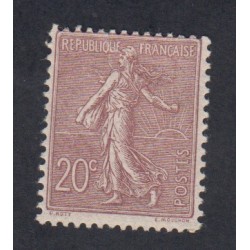 Timbre France Type Semeuse N°131 - 1903 Neuf  Signé cote 75 Euros lartdesgents.fr