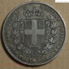 ITALIE, 5 lire 1851 Genova, Victorio Emmanuel, lartdesgents.fr