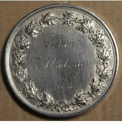 Médaille Argent "1er prix d'Académie d'après l'Antique" (4) attribué au peintre Pétua 1866 , lartdesgents.fr