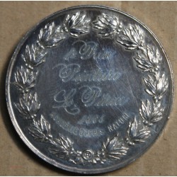 Médaille Argent Napoléon III "1er prix peinture Académie d'après Nature" L. Pétua  1865 (5), lartdesgents.fr