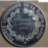 Médaille argent "Société artistique de la Haute Marne" attribué à Pétua 1893