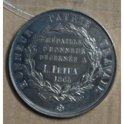 Médaille Argent "Arts Professionnels Besançon" 1865 attribué à Pétua (23), lartdesgents.fr
