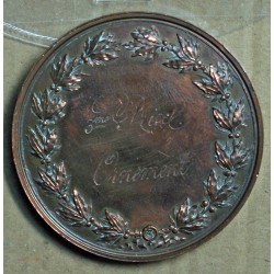 Médaille" Médaille "3ème prix d'ornement" 1861, attribué à Pétua (24), lartdesgents.fr