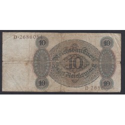 ALLEMAGNE 10 Reichsmark 1924 P.175, lartdesgents.fr