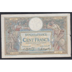 FRANCE 100 FRANCS LOM 9-7-1924 N° G.10904 248, lartdesgents.fr
