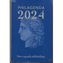 Agenda - Philagenda 2024 - avec bloc spécial numéroté de 4 timbres - lartdesgents.fr