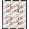 MONACO 1951 Bloc de 16 timbres -N°379A à 382A surchargés - Cote 570 Euros NEUF** Lartdesgents.fr