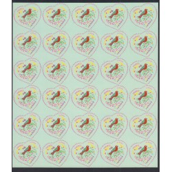 Autoadhésifs 2005 - SAINT VALENTIN - Feuillet découpé de 30 timbres n° 51 - Neuf** - lartdesgents.fr