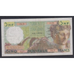 Billet ALGERIE 5 Nouveaux Francs 31-7-1959 P/SUP N° J.23/963,