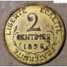 France DUPUIS Fautée - 2 centimes 1898 Bicolore, lartdesgents.fr