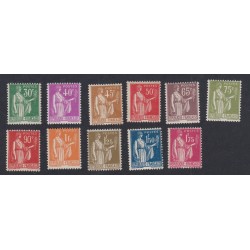 Série de 11 Timbres Type Paix N°280 à 289 - 1932-33 Neufs**  cote 330 Euros lartdesgents