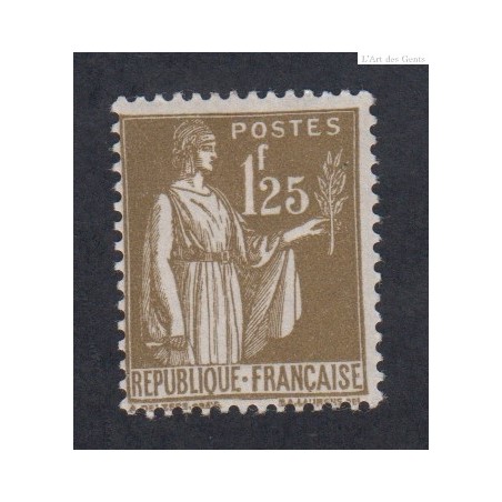 Timbres Type Paix N°287 - 1932-33 Neuf*  cote 85 Euros lartdesgents.fr