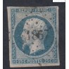 Timbre France n°10 Louis-Napoléon 1852 Oblitéré Signé cote 45 Euros lartdesgents.fr