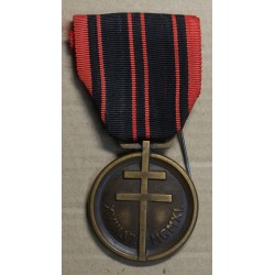 Médaille WW2, Résistance Française, Patria Non Immemor 18 juin 1940, lartdesgents.fr