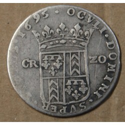Suisse - NEUCHATEL MARIE D'ORLÉANS-LONGUEVILLE 20 KREUZER 1695,  lartdesgents.fr