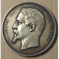 Médaille Argent Napoléon Maison Militaire de l'Empereur Comm. SCHMITZ 1820-1892, lartdesgents.fr