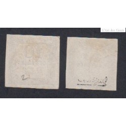 Lot de 2 Timbres Taxe n°2 et 3 - Oblitérés - Cote 35 Euros - lartdesgents.fr