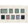 Timbres type Sage n°31 à n°45 sauf 32-36a-38-40 et 43 Oblitérés ou neufs - cote 808 Euros - lartdesgents