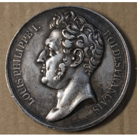 Médaille AR- Louis Philippe Ier, décernée à un sauveur au péril de sa vie