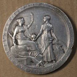 Médaille AR- COMP. UNIV. DU CANAL DE SUEZ 41.98 grs