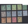 Série 14 Timbres Sage n°74 à n°82 sauf 76  Oblitérés - cote 400 Euros lartdesgents.fr
