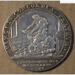 Jeton Louis XV 1776 SIX CORPS DES MARCHANDS (4), LARTDESGENTS.FR