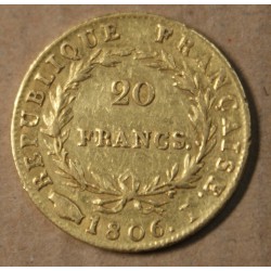 France Napoléon Ier 20 Francs or 1806 I Limoges, lartdesgents.fr