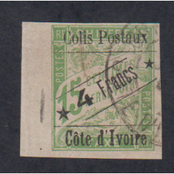 Timbre COTE D'IVOIRE colis postaux n°9b - signé cote 600 Euros -lartdesgents.fr