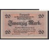 BILLET - Memel 20 mark 22 février 1922, French Administration-Post WWI, lartdesgents.fr