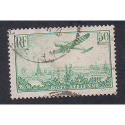 Timbre Poste Aérienne -  n°14 - 1936 - Oblitéré - Cote 420 Euros- Signé - lartdesgents.fr