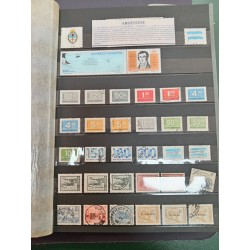 Argentine Album de timbres et blocs différentes période lartdesgents.fr