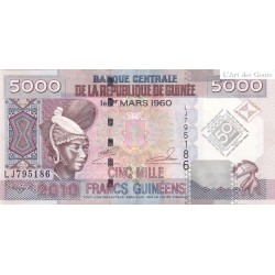 REPUBLIQUE DE GUINEE 10000 FRANCS 2010 + 5000 FRANCS 2010 (2)