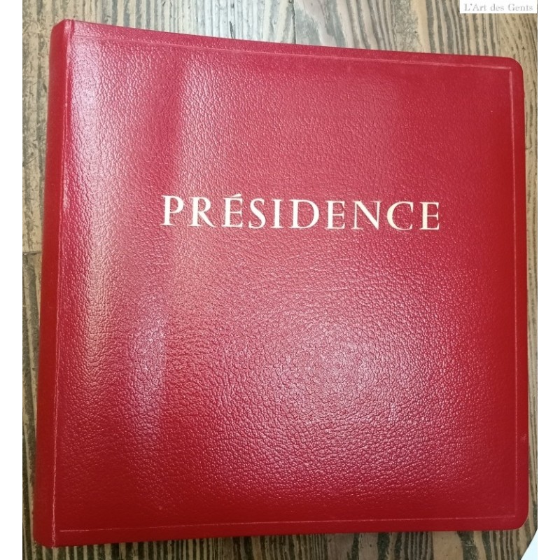 Cérès  "Présidence" feuilles "Présidence" 1976 à 1987, envoi en France