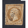 Timbre France n°9 Louis Napoléon 1852 Oblitéré Signé cote 850 Euros lartdesgents