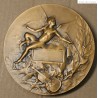 Grande Médaille en bronze Orphée,rev. ange, Musique par C. Loudray, lartdesgents.fr