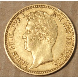 France LOUIS PHILIPPE Ier 20 Francs or 1831 A (Fautée : coin ébréché) , lartdesgents.fr