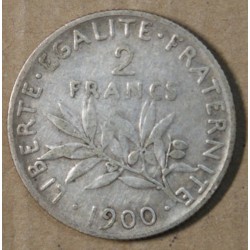 Semeuse - 2 Francs 1900 TTB, lartdesgents