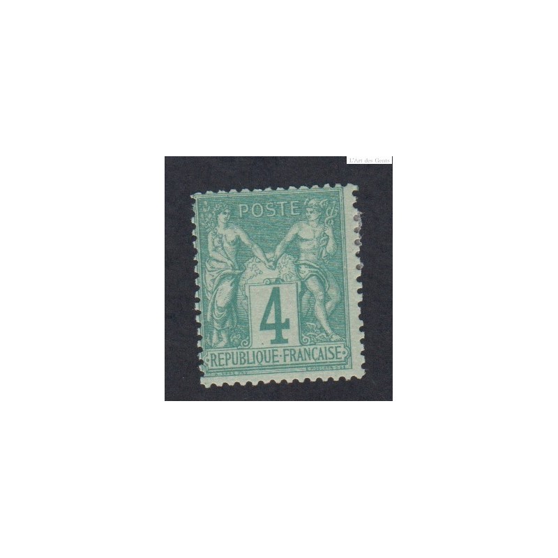 Timbre n°63 - Type I - Neuf* trace charnière - Signé - Cote 220 Euros - lartdesgents.fr