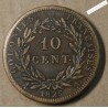 Colonies Françaises, 10 centimes 1825 A Charles X, lartdesgents.fr