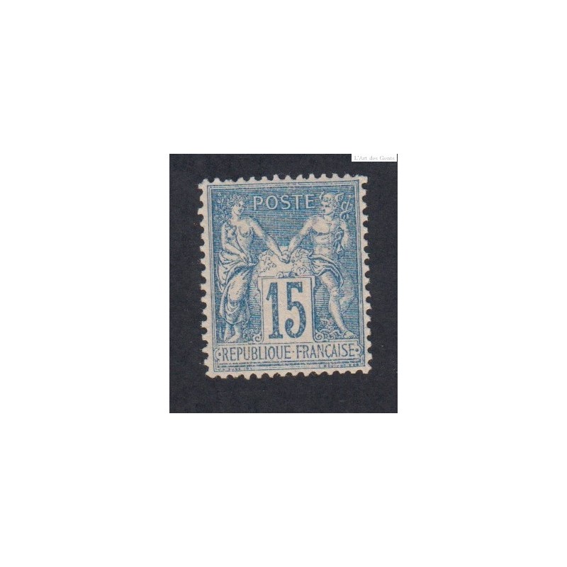 Timbre France Type Sage n°90 - 1878 Neuf** cote 90 Euros lartdesgents.fr