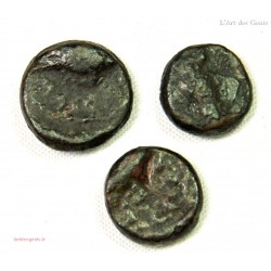 GAULOISE - lot de Bronze Marseille (Minerve aigle)