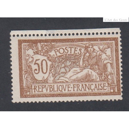 Timbre France Type Merson n°120 - 1900 Neuf* signé cote 125 Euros lartdesgents.fr