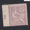 Timbre France Type Mouchon retouché n°128 - 1902 Neuf** Signé cote 1050 Euros lartdesgents.fr