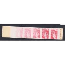 Timbre Variété, Carnet 1974-C2a Plusieurs timbres imprimés à sec- Neuf** Signé lartdesgents.fr