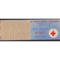 Carnet Croix Rouge avec Publicité 1952 - 2001 -  Neuf** cote 550 Euros - lartdesgents.fr