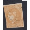 Timbre n°43B , 10c. bistre jaune report 2, fév 1871, cote 110 Euros