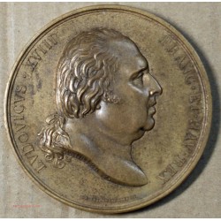 Médaille LOUIS XVIII 1818...