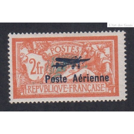 Timbre PA -  n°1 - 1927 - Neuf* avec charnière Signé  - cote 250 Euros