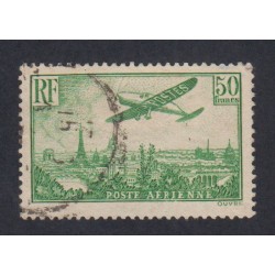 Timbre Poste Aérienne -  n°14 - 1936 - oblitéré - Cote 420 Euros - Signé